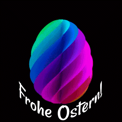Frohe Ostern GIFs - 70 animierte Ostergrüße Bilder kostenlos