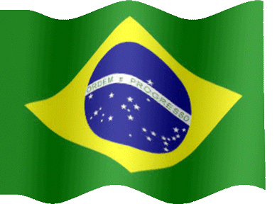 GIFs der brasilianischen Flagge - 40 animierte Bilder