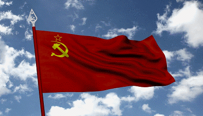 GIFy radzieckiej flagi - 30 animowanych obrazów
