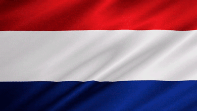 Nederländska flaggan på GIF - 20 gratis animerade bilder