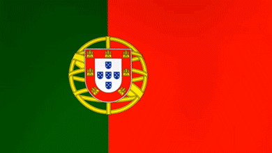 GIFs da bandeira portuguesa - 20 melhores bandeiras de ondulação