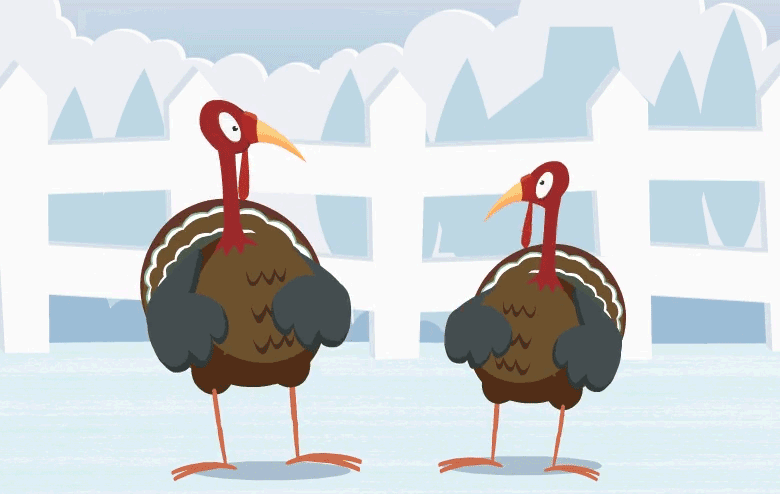 Truthähne GIFs - Top 73 animierte Bilder dieser Vögel