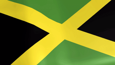 GIFy vlajky Jamajky