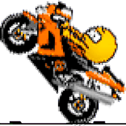 Гифки Смайлики на мотоцикле - 30 анимированных изображений