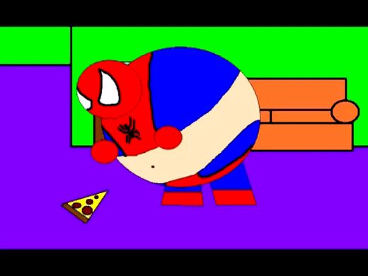 Le GIF di grasso uomo ragno - 100 divertenti immagini animate