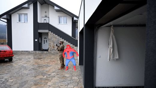 GIFy tlustý spiderman - 100 vtipných animovaných obrázků Tlustý