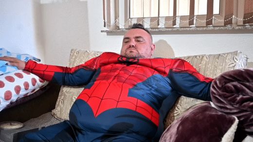 Le GIF di grasso uomo ragno - 100 divertenti immagini animate