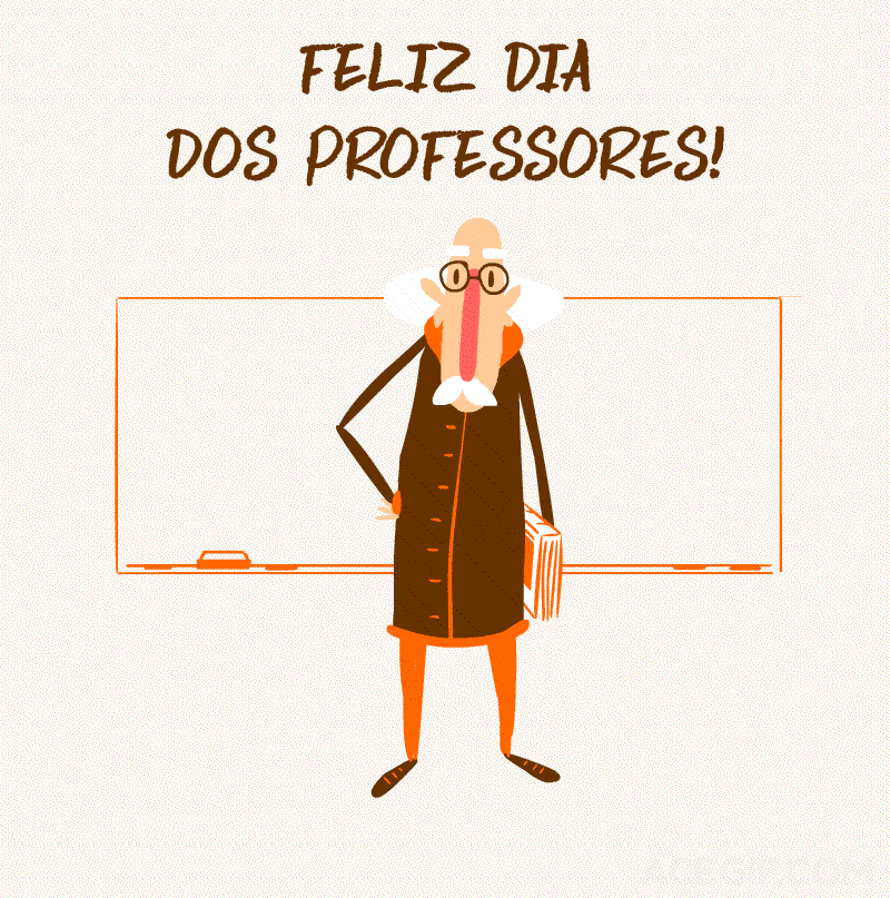 Feliz Dia do Professor GIFs - Imagens animados com os melhores votos