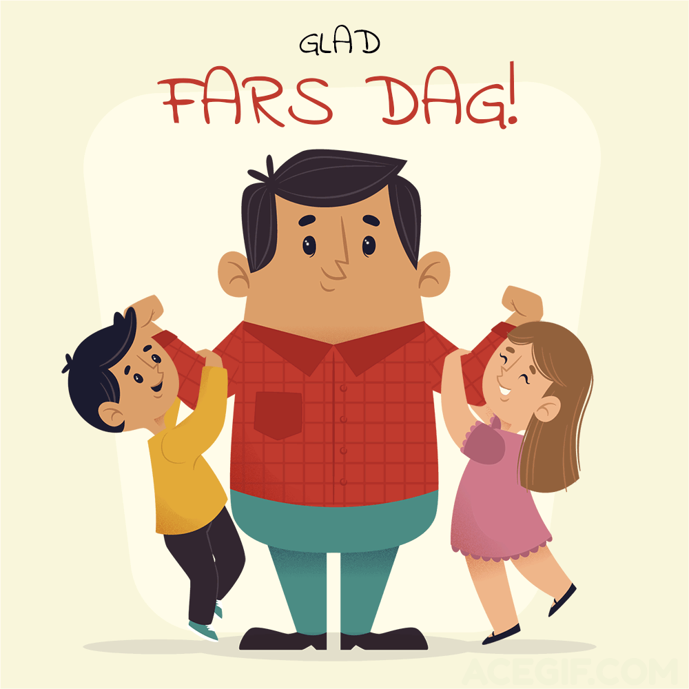 GIFer Glad fars dag - Roliga animerade gratulationskort