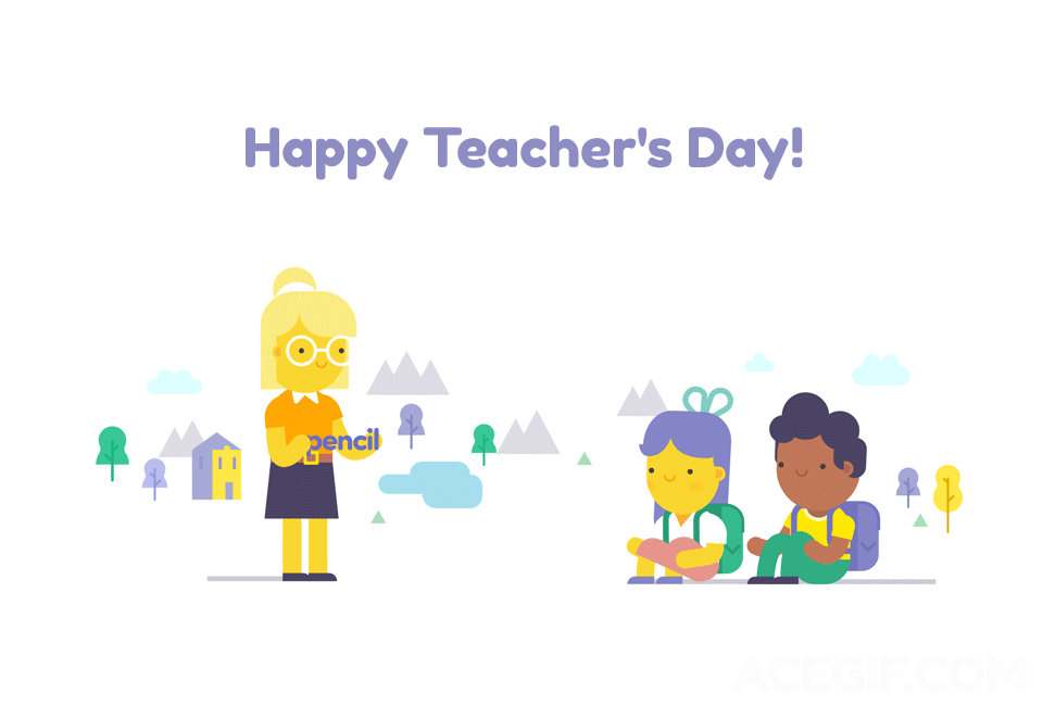 Happy Teacher's Day GIFs - Moving Pictures With Best Wishes