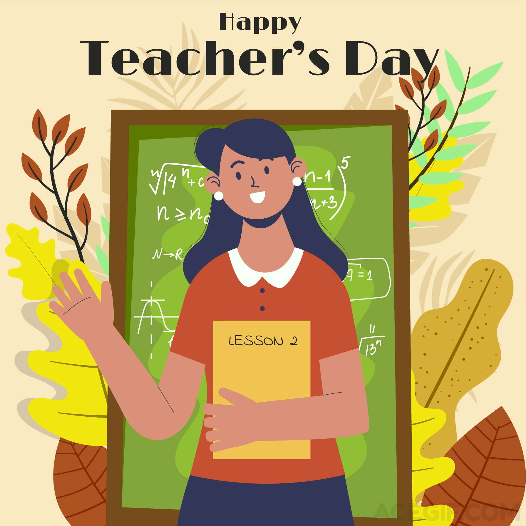 Happy Teacher's Day GIFs Moving Pictures With Best Wishes
