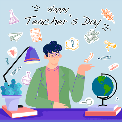 Happy Teacher's Day GIFs - Moving Pictures With Best Wishes