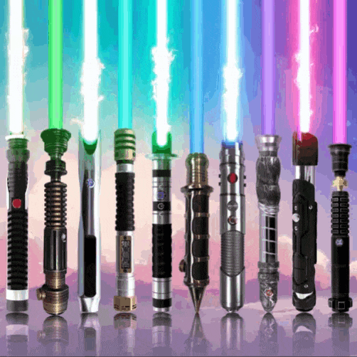 ライトセーバーGIF、電光剣GIF、光線剣GIF、100以上のレーザーソードのGIF