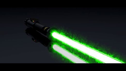 GIFy z mieczem świetlnym - 100 animowanych zdjęć mieczy laserowych