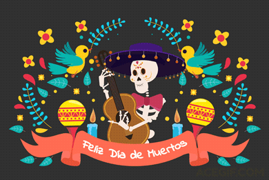 Happy Day Of The Dead GIFs - Animated Pics & Greeting Cards