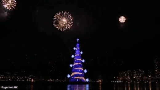 クリスマスライトGIF、祝日に合う照明アニメーション