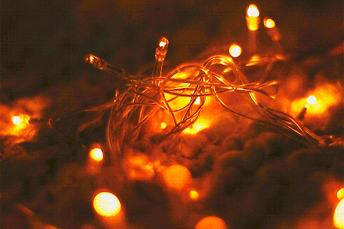 GIFs de lumières de Noël
