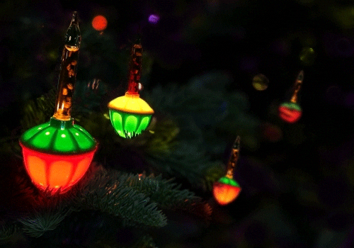 Le GIF di luci di Natale