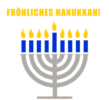 Fröhliches Hanukkah GIFs - Einzigartige Grußkarten kostenlos