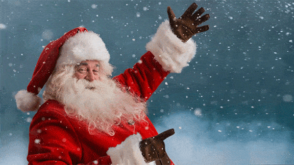 GIFy ze Świętym Mikołajem - animowane obrazki ze Świętym Mikołajem