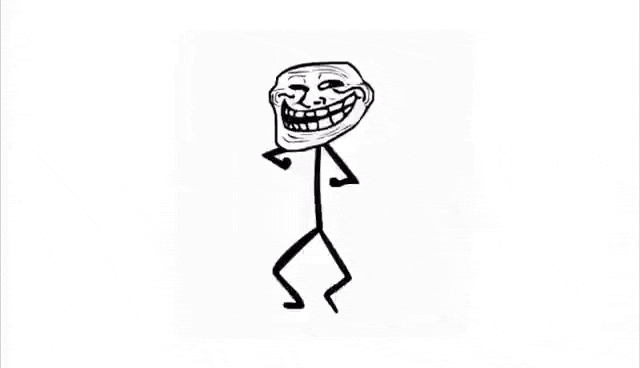 Le GIF di faccia da stupido - 50 immagini animate di Trollface