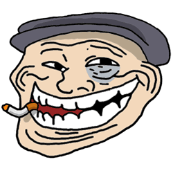 Cara de gozo GIFs - 50 imagens animadas de Trollface