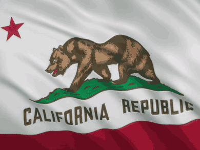 GIF de la bandera de California