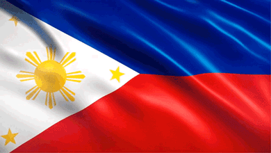 Le GIF di bandiera Filippine - 30 bandiere sventolanti delle Filippine