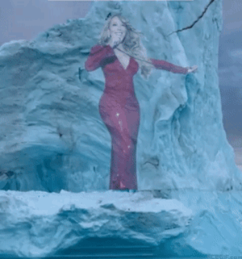 Mariah Carey descongelando GIFs