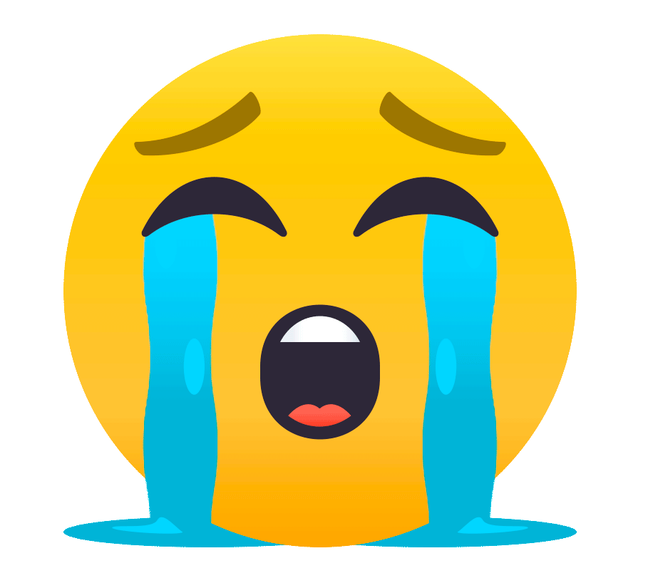 GIFs de emoticons chorando