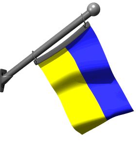 Macha flagą Ukrainy GIFy