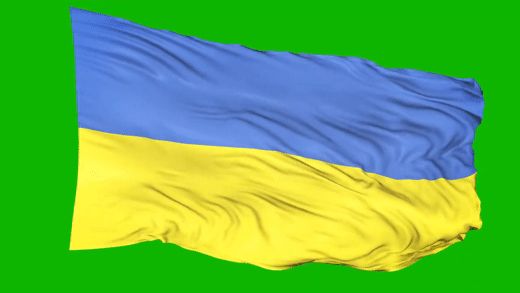 Agitant le drapeau de l'Ukraine GIFs