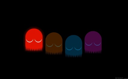 Призраки из Пак-Мана гифки - 150 Анимированных GIF