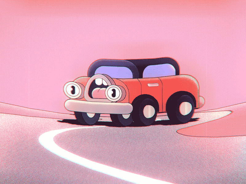 13-vibing-car-pink-background