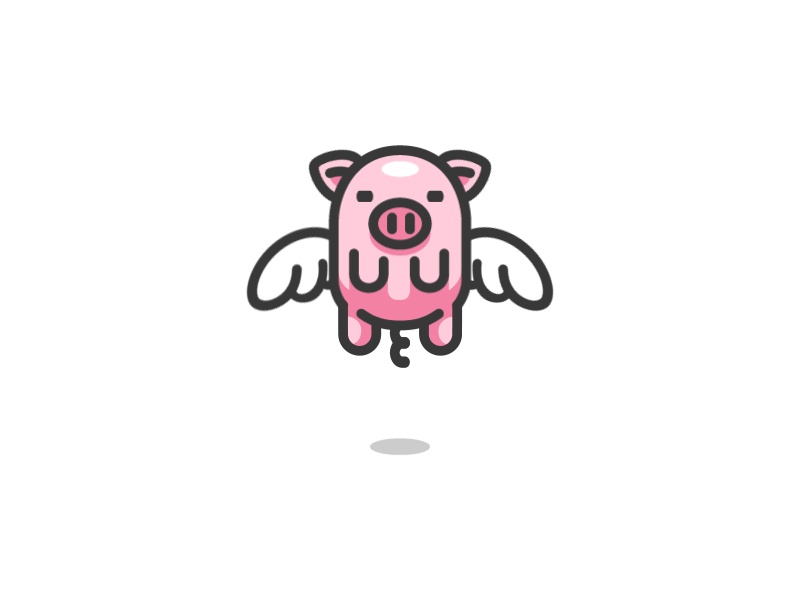 GIFs de Cerdos voladores