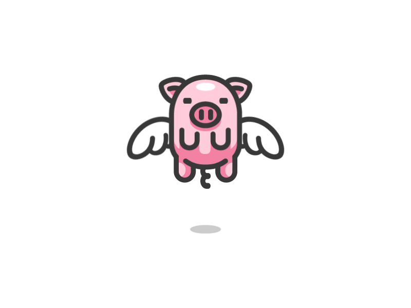 14-cute-animated-flying-pig