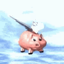 26-pixel-pig-flying