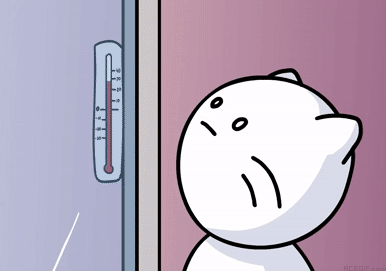 GIFs de calor engraçados - 100 GIFs animados de clima quente