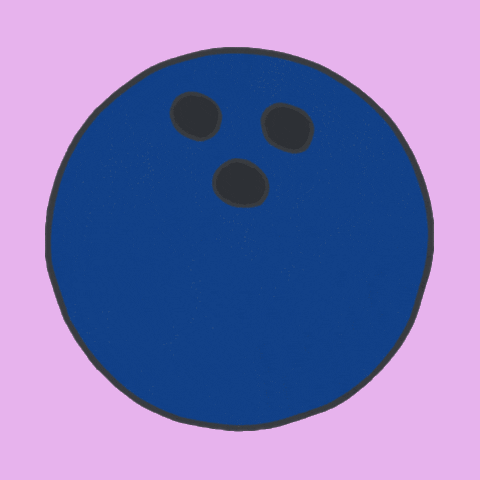 Boule de bowling bleue GIFs