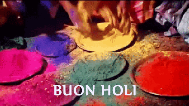 Buon Holi GIF - Cartoline d'auguri animati per Holi