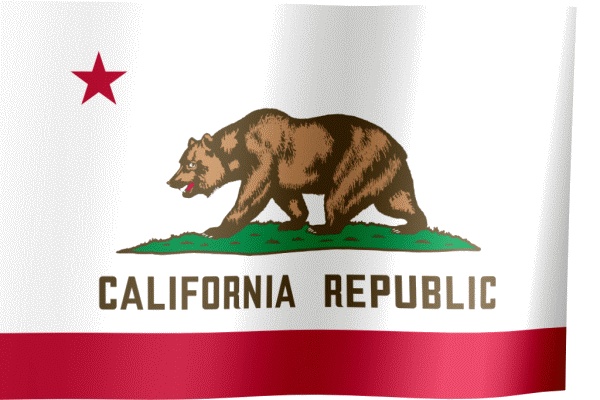GIFs de drapeau de la Californie