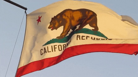 GIF de la bandera de California