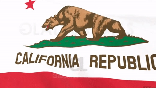 GIFs de drapeau de la Californie