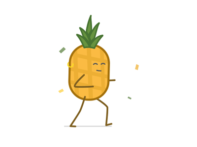 Taniec ananasowy GIF