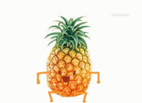 Le GIF di ananas danzanti
