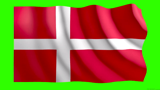 GIF de la bandera de Dinamarca