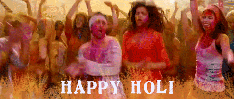 Happy Holi GIFs - Animated Greeting Cards For Holi