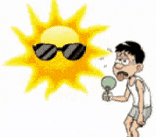Roliga värme-GIF-bilder - 100 animerade GIF-bilder av varmt väder
