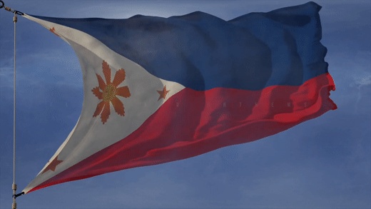 Philippinische Flaggen-GIFs - 30 wehende Flaggen der Philippinen