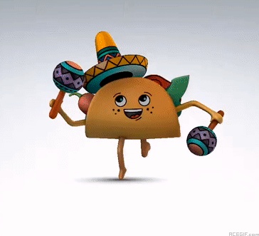 Taco GIF-y - 130 animowanych GIF-ów z pysznymi tacos